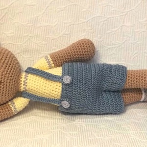 Amigurumi Maci Misi öltöztethető horgolt figura - játék & sport - plüssállat & játékfigura - maci - Meska.hu