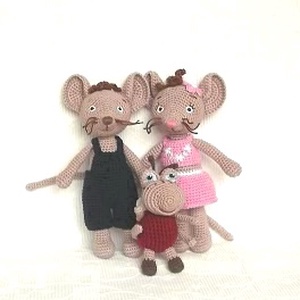 Jonalu fazonú  mesefigura - játék & sport - plüssállat & játékfigura - egér - Meska.hu