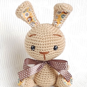 Egyedi Nyuszi horgolt - amigurumi- marokállat - játék & sport - plüssállat & játékfigura - nyuszi - Meska.hu