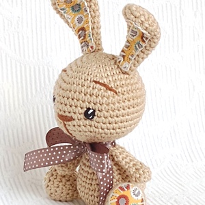 Egyedi Nyuszi horgolt - amigurumi- marokállat - játék & sport - plüssállat & játékfigura - nyuszi - Meska.hu