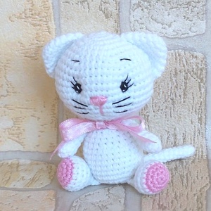 Egyedi - horgolt kicsi Cica - amigurumi marokállat - Meska.hu