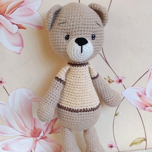 Puha- horgolt maci - amigurumi figura - játék & sport - plüssállat & játékfigura - maci - Meska.hu