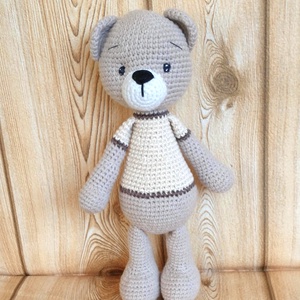 Puha- horgolt maci - amigurumi figura, Játék & Sport, Plüssállat & Játékfigura, Maci, Horgolás, Hímzés, MESKA
