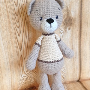 Puha- horgolt maci - amigurumi figura - játék & sport - plüssállat & játékfigura - maci - Meska.hu