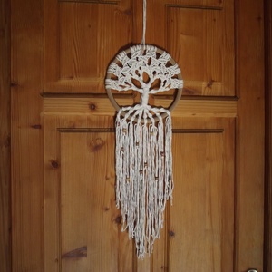 Makramé (csomózott falidísz) életfa - otthon & életmód - dekoráció - Meska.hu