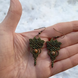 Oliva/unakit makramé ékszerszett - ékszer - ékszerszett - Meska.hu