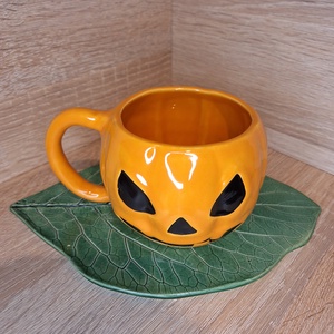 Halloween tök bögre - otthon & életmód - konyhafelszerelés, tálalás - tálalás - bögre & csésze - Meska.hu