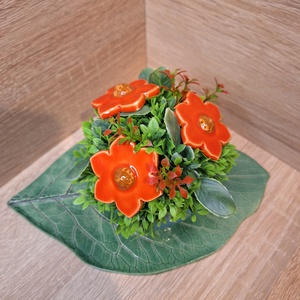 Valentin napi Kerámia virágbox - Türkizkék 2 - otthon & életmód - virágdekoráció - virágok - virágbox - Meska.hu