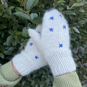 Kézzel készített alpaka gyapjú kesztyű - ruha & divat - sál, sapka, kendő - kesztyű - Meska.hu