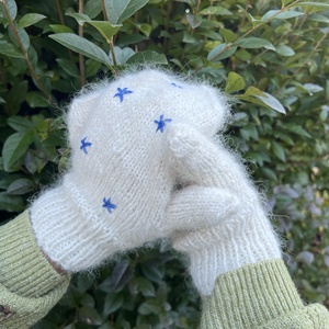 Kézzel készített alpaka gyapjú kesztyű - ruha & divat - sál, sapka, kendő - kesztyű - Meska.hu