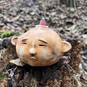 Kézzel készített Troll füstölőtartó, Otthon & Életmód, Dekoráció, Spiritualitás, Füstölő és füstölőtartó, Kerámia, MESKA