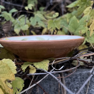 Kézzel készített kerámia tányér   Citromkert 17 cm - otthon & életmód - konyhafelszerelés, tálalás - tálalás - tányér & étkészlet - Meska.hu