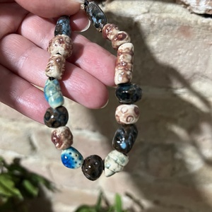 Karkötő  a föld erejével 20 cm, Ékszer, Karkötő, Bogyós karkötő, , MESKA