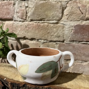 Kézzel készített mini kerámia leveses csésze 450 ml - otthon & életmód - konyhafelszerelés, tálalás - tálalás - tányér & étkészlet - Meska.hu