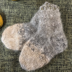 Igazi nagymama-zokni  kézzel kötött kecskegyapjú meleg zokni, Ruha & Divat, Cipő & Papucs, Zokni, Kötés, MESKA