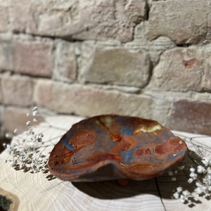 Egyedi kezmuves keramia tanyer � wabi sabi dekoracio  - otthon & életmód - konyhafelszerelés, tálalás - tálalás - tányér & étkészlet - Meska.hu