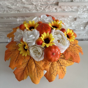 Őszi virágkompozíció - otthon & életmód - dekoráció - virágdísz és tartó - csokor & virágdísz - Meska.hu Őszi virágkompozíció - otthon & életmód - dekoráció - virágdísz és tartó - csokor & virágdísz - Meska.hu