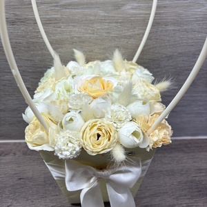 Virágbox táskában, Otthon & Életmód, Virágdekoráció, Virágok, Virágbox, Virágkötés, MESKA