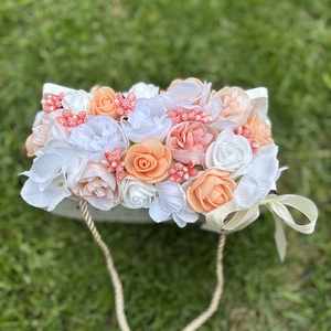 Boldog Anyák Napját táska - otthon & életmód - virágdekoráció - virágok - virágbox - Meska.hu