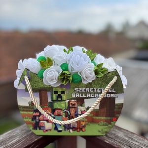 Minecraft ballagói táska - Meska.hu