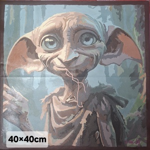 Doby házimanó - művészet - festmény - akril - Meska.hu