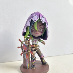 Jinx Chibi Figure  Arcane / LoL kézzel festett 10cm, Otthon & Életmód, Dekoráció, Dísztárgy, Festészet, Festett tárgyak, MESKA