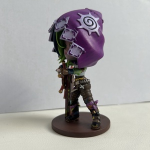 Jinx Chibi Figure  Arcane / LoL kézzel festett 10cm - otthon & életmód - dekoráció - dísztárgy - Meska.hu