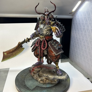 Kézzel festett Tenjin figura japán mitológia és fantasy rajongóknak, Otthon & Életmód, Dekoráció, Dísztárgy, Festészet, Festett tárgyak, MESKA