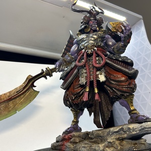 Kézzel festett Tenjin figura japán mitológia és fantasy rajongóknak - otthon & életmód - dekoráció - dísztárgy - Meska.hu