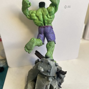 Kézzel festett 45 cm Hulk figura  Marvel rajongóknak! - otthon & életmód - dekoráció - dísztárgy - Meska.hu