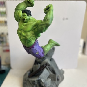 Kézzel festett 45 cm Hulk figura  Marvel rajongóknak!, Otthon & Életmód, Dekoráció, Dísztárgy, Festett tárgyak, MESKA