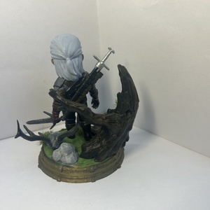Ríviai Geralt  Witcher 9 cm kézzel festett szobor - otthon & életmód - dekoráció - dísztárgy - Meska.hu