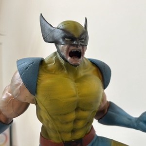Egyedi, kézzel festett Wolverine figura 40 CM  Marvel rajongóknak - otthon & életmód - dekoráció - dísztárgy - Meska.hu