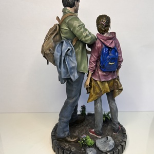  Joel és Ellie szobor � The Last of Us � kézzel festett gyanta figura - otthon & életmód - dekoráció - dekoratív figurák és szobrok - Meska.hu