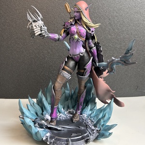 Sylvanas Windrunner � World of Warcraft kézzel festett prémium műgyanta szobor (1/8 méretarány), Otthon & Életmód, Dekoráció, Asztal és polc dekoráció, Könyvszobor, Festészet, MESKA