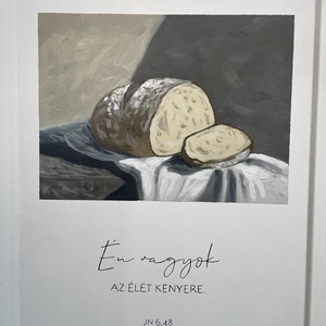 Én vagyok az élet kenyere, Művészet, Festmény, Akril, , MESKA