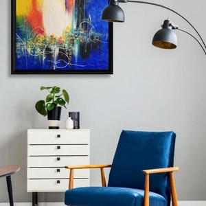 Kalandozás c. Absztrakt festmény - művészet - festmény - olajfestmény - Meska.hu