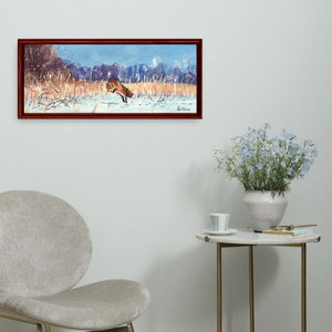 Ravaszdi vadászaton c. Vadászfestmény - művészet - festmény - olajfestmény - Meska.hu