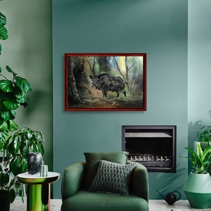 Remetekan c. Vadászfestmény - művészet - festmény - olajfestmény - Meska.hu