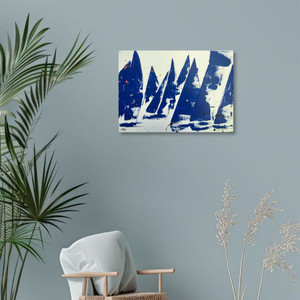 Áramlat c. Modern vitorlás festmény - művészet - festmény - akril - Meska.hu