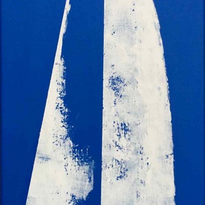 Drift c. Modern vitorlás festmény - Meska.hu