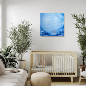 A vándorlás ideje c. Modern állatos festmény - művészet - festmény - akril - Meska.hu