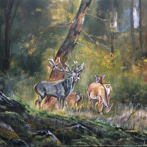 Bőgés idején c. Kortárs olajfestmény, Művészet, Festmény, Olajfestmény, Festészet, MESKA