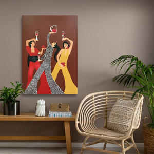 Szüret c. Modern festmény - művészet - festmény - akril - Meska.hu