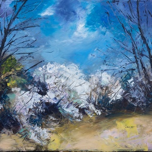 Faluszél olajfestmény, Művészet, Festmény, Olajfestmény, Festészet, MESKA