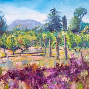 Badacsony c. olajfestmény - művészet - festmény - olajfestmény - Meska.hu