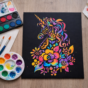 Fesd magad képek - Unikornis, DIY (Csináld magad), Egységcsomag, Festészet, MESKA