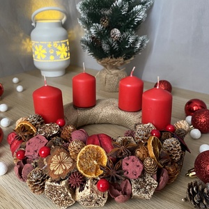 Adventi koszorú  - Meska.hu