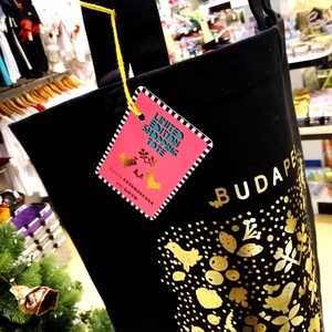  'G O L D - Budapest' Limitált kiadású táska/ bevásárló vászontáska - táska & tok - bevásárlás & shopper táska - shopper, textiltáska, szatyor - Meska.hu