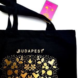  'G O L D - Budapest' Limitált kiadású táska/ bevásárló vászontáska - Meska.hu